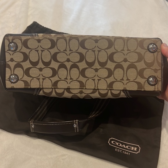 Coach Signature series. New without tags. Never used.  Dust bag included. - Picture 5 of 7